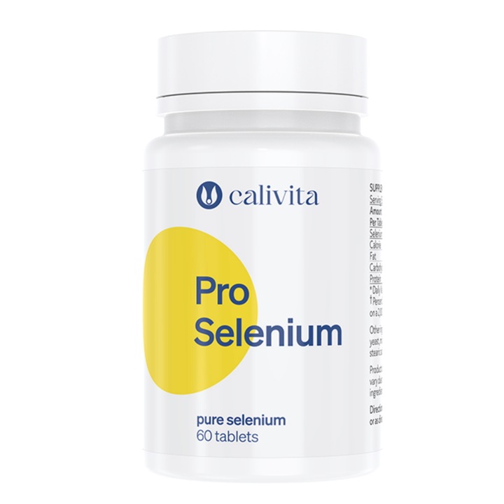 Pro Selenium Supliment alimentar Antioxidant puternic si Mineral cu Seleniu (60 tablete) - Calivita