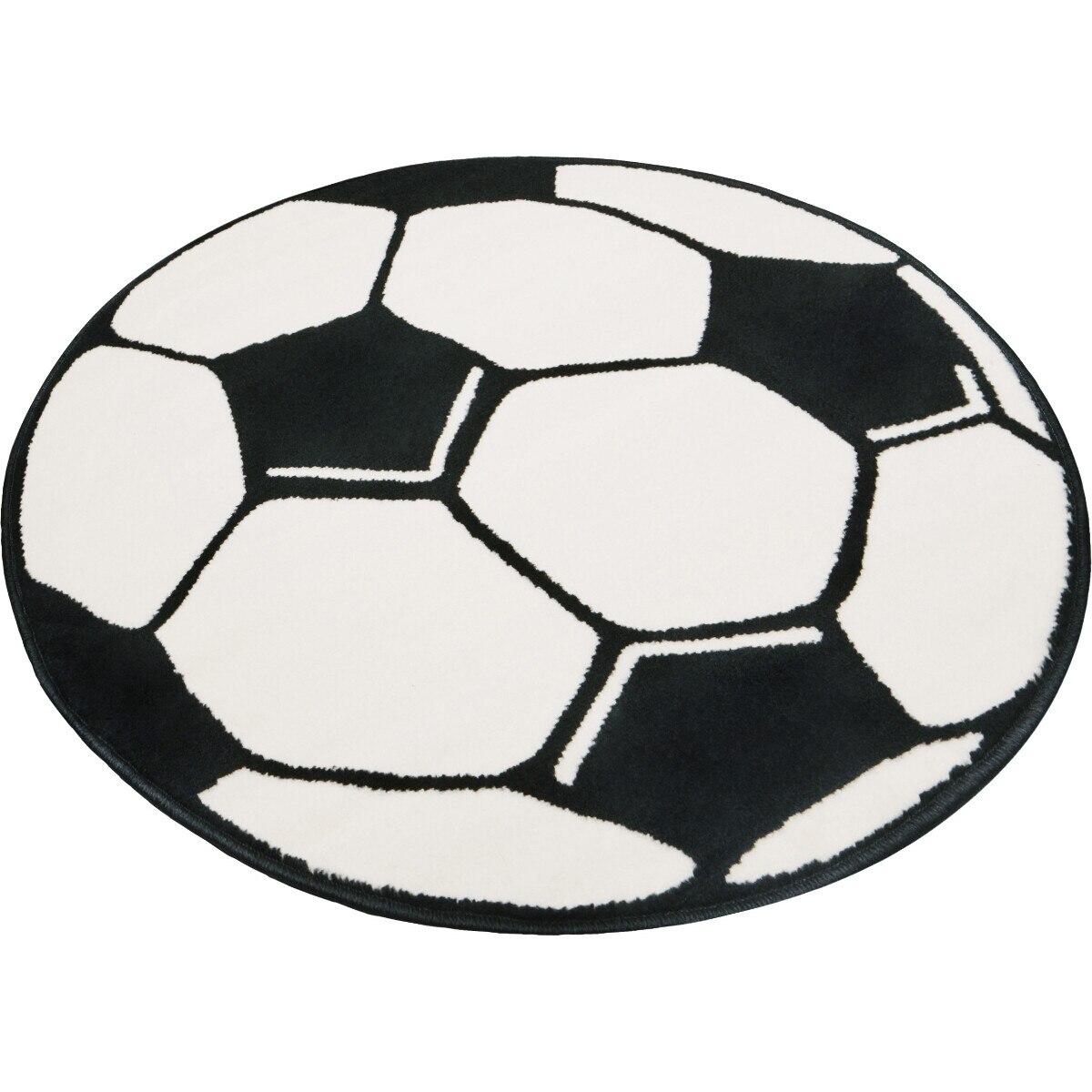Covor Copii & Tineret PP Fussball, Rotund, Alb, 100x100, C85-472002