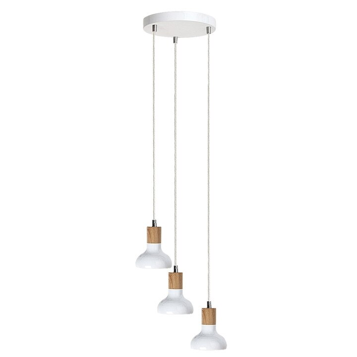 Pendul 3xE14 alb-bej Holly Rabalux 5949