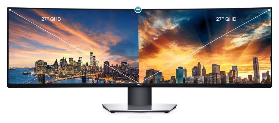Monitor IPS LED Dell U4919DW, 49 inch, Dual QHD 5120 x 1440, HDMI