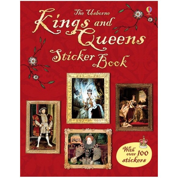 Kings And queens sticker book, Sarah Courtauld