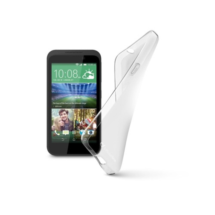 Калъф за телефон Cellular Line Shape за HTC Desire 320, Прозрачен