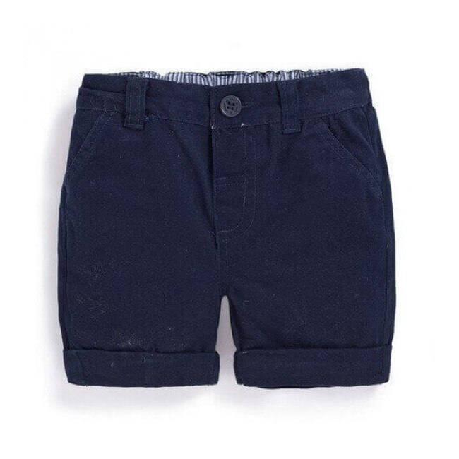 Pantaloni Scurti Chino Navy, Baieti, Bleumarin, Jojo Maman Bebe