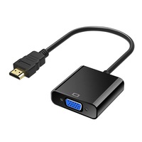 adaptor convertor hdmi digital la vga analog hdmi a tata la vga mama - fara sunet negru imagen 46_0_
0