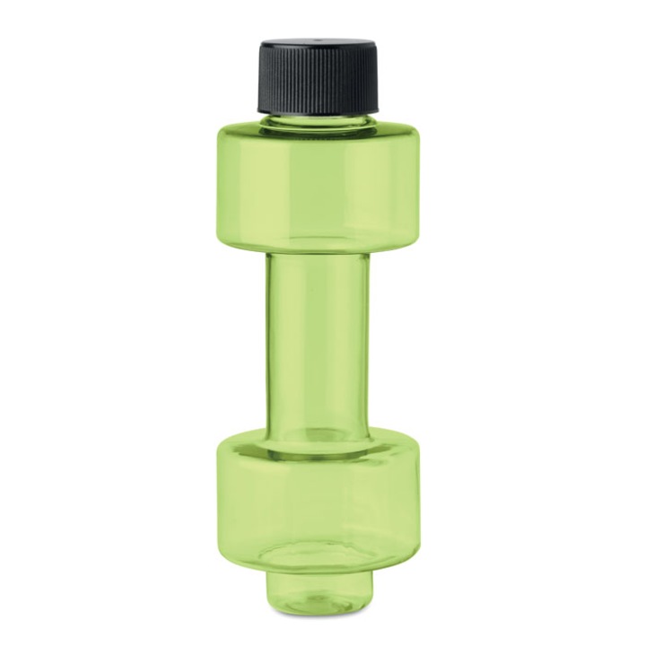 Kulacs súlyzó alakú palack 5 dl lime zöld