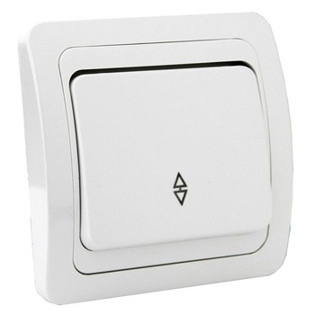Intrerupator cap-scara Eco, ingropat, alb Intrerupator cap-scara Eco, ingropat, alb