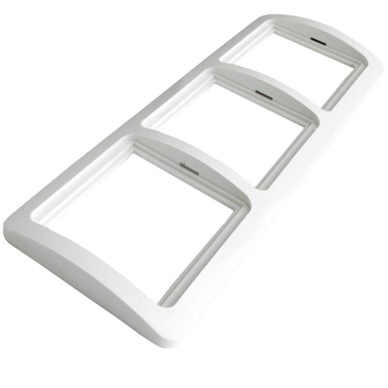 Rama 3 module orizontale Eco, alb