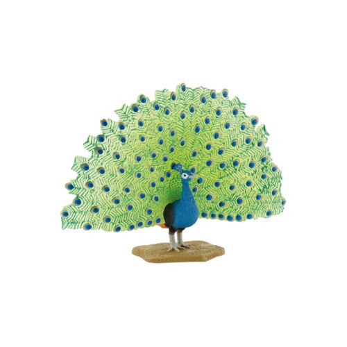 Figurina iMKⓇ Paun, 13 cm, multicolor, MGC