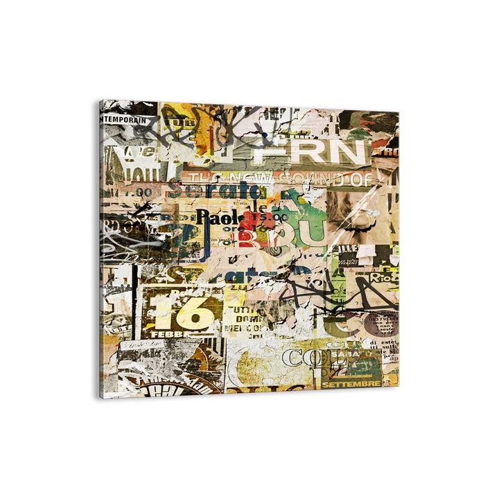 Tablou Canvas, 60x60 cm, Reviste Colorate, AC60x60-3520