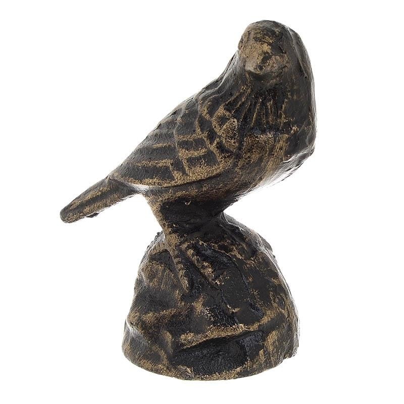 Decoratiune pasare, metal, Charisma, 8.5 cm x 11 cm