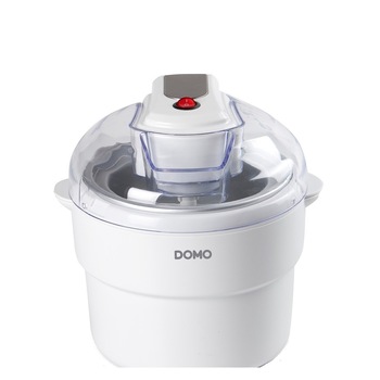 Aparat inghetata DOMO DO2309I, 12 W, 1L, Alb Aparat inghetata DOMO DO2309I, 12 W, 1L, Alb