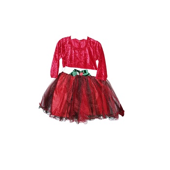 Costum rochie craciun rol spiridus Costumix Room, rosu/verde, 3 ani Costum rochie craciun rol spiridus Costumix Room, rosu/verde, 3 ani