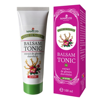 Balsam tonic cu extract de gheara diavolului 100 ml Balsam tonic cu extract de gheara diavolului 100 ml