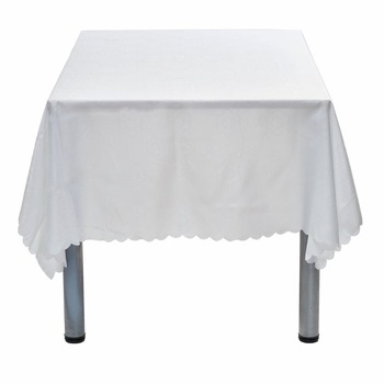 Fata de masa Ronna, culoare Alba, dimensiune 150 cm x220 cm Fata de masa Ronna, culoare Alba, dimensiune 150 cm x220 cm