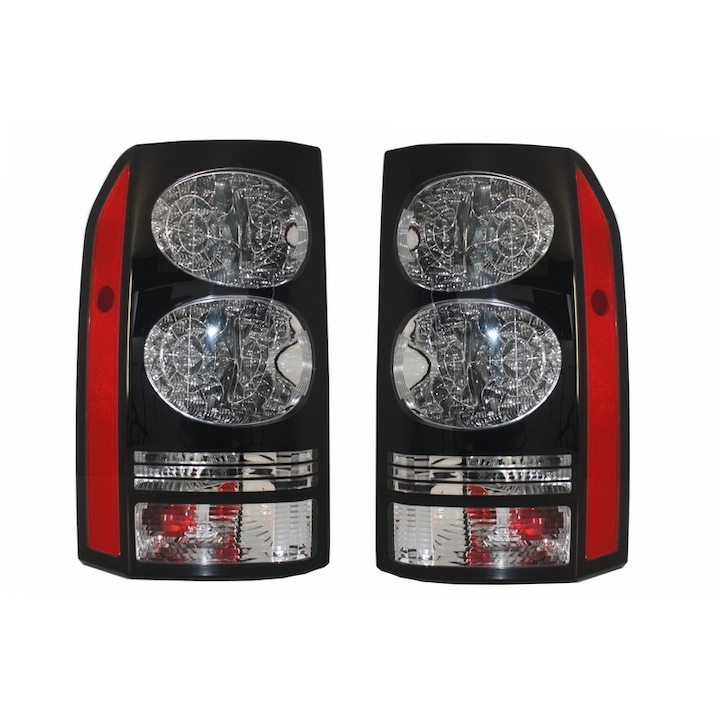 Off Road LED задни светлини, съвместими с Land Rover Discovery III 3 & IV 4 2004-2016 черен фейслифт външен вид