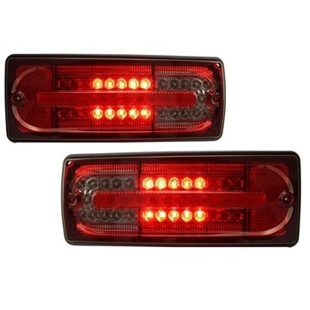 Stopuri LED compatibil cu MERCEDES Benz W463 G-Class (1989-2015) Rosu/Fumuriu Stopuri LED compatibil cu MERCEDES Benz W463 G-Class (1989-2015) Rosu/Fumuriu