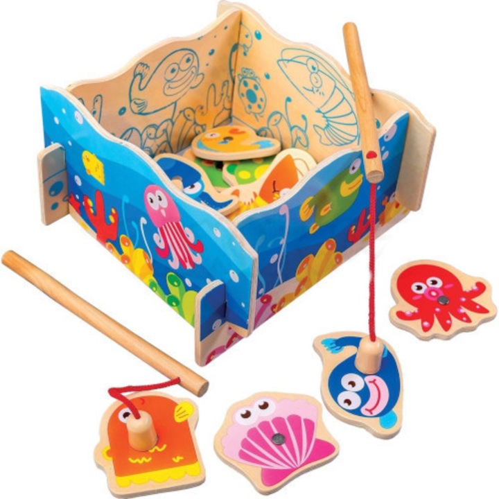 Joc Bino de Pescuit Magnetic Aquarium