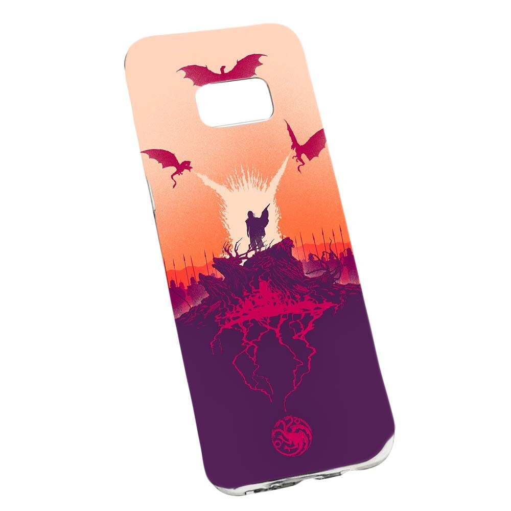 Husa de protectie Game of Thrones pentru Samsung Galaxy S8 Plus, rezistenta la uzura, anti-alunecare, din silicon Premium, 195