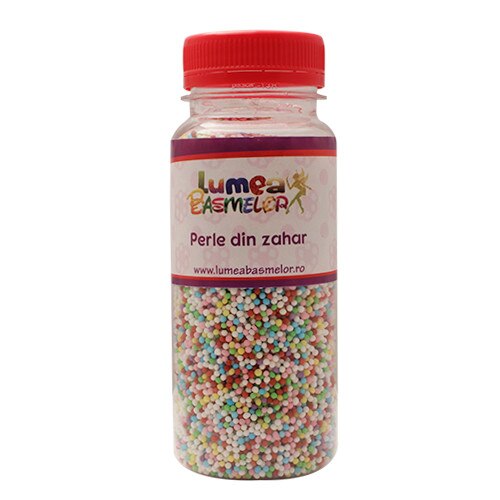Nonpareils multicolor, 1 mm, 130g - Lumea Basmelor