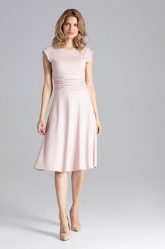 Rochie de zi model 129764 Figl , Roz, XL Rochie de zi model 129764 Figl , Roz, XL