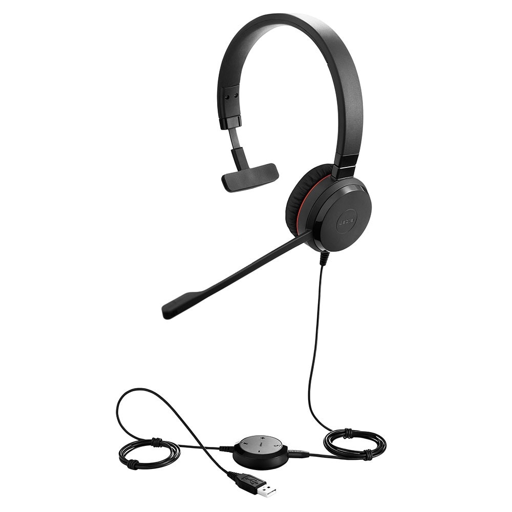 Casca Jabra Evolve 30 II MS Mono USB + jack 3.5mm 5393-823-309