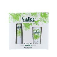 set cadou malizia cucumber amp green tea  gel de dus 250 ml  deodorant spray 150 ml imagen 2_0_
0