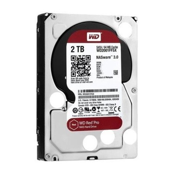 HDD Western Digital Red Pro, 3.5 '', 2TB, 7200 RPM, SATA III, 6Gb / s, 64MB | WD2002FFSX HDD Western Digital Red Pro, 3.5 '', 2TB, 7200 RPM, SATA III, 6Gb / s, 64MB | WD2002FFSX