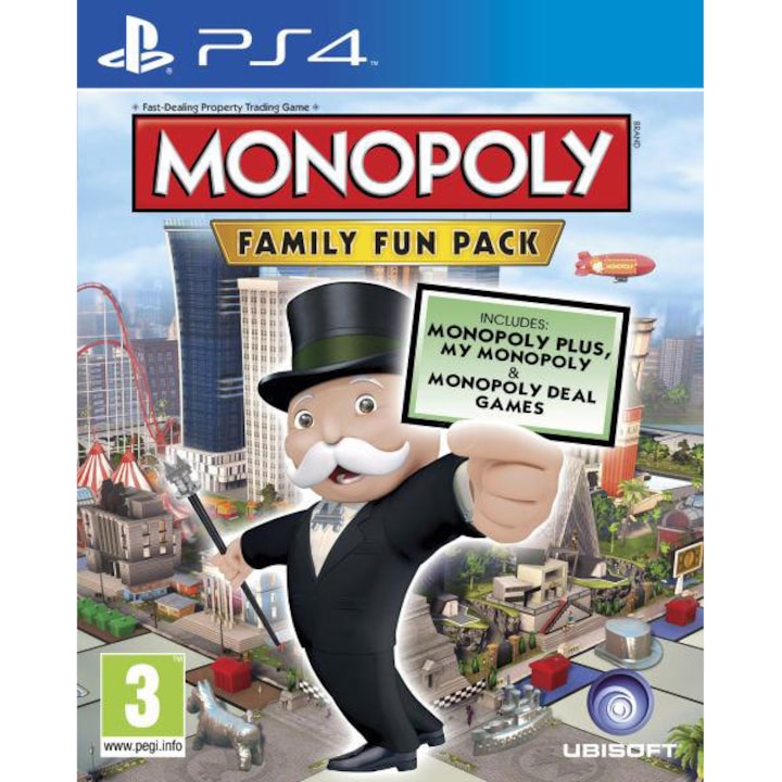 Игра Monopoly Fun Family Pack за Playstation 4