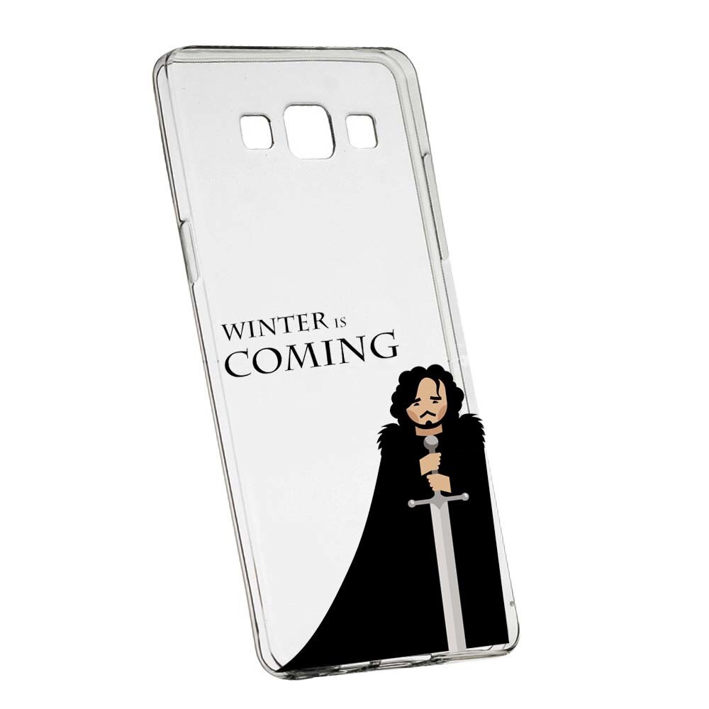 Husa de protectie Game of Thrones pentru Samsung Galaxy A3, rezistenta la uzura, anti-alunecare, din silicon Premium, 196