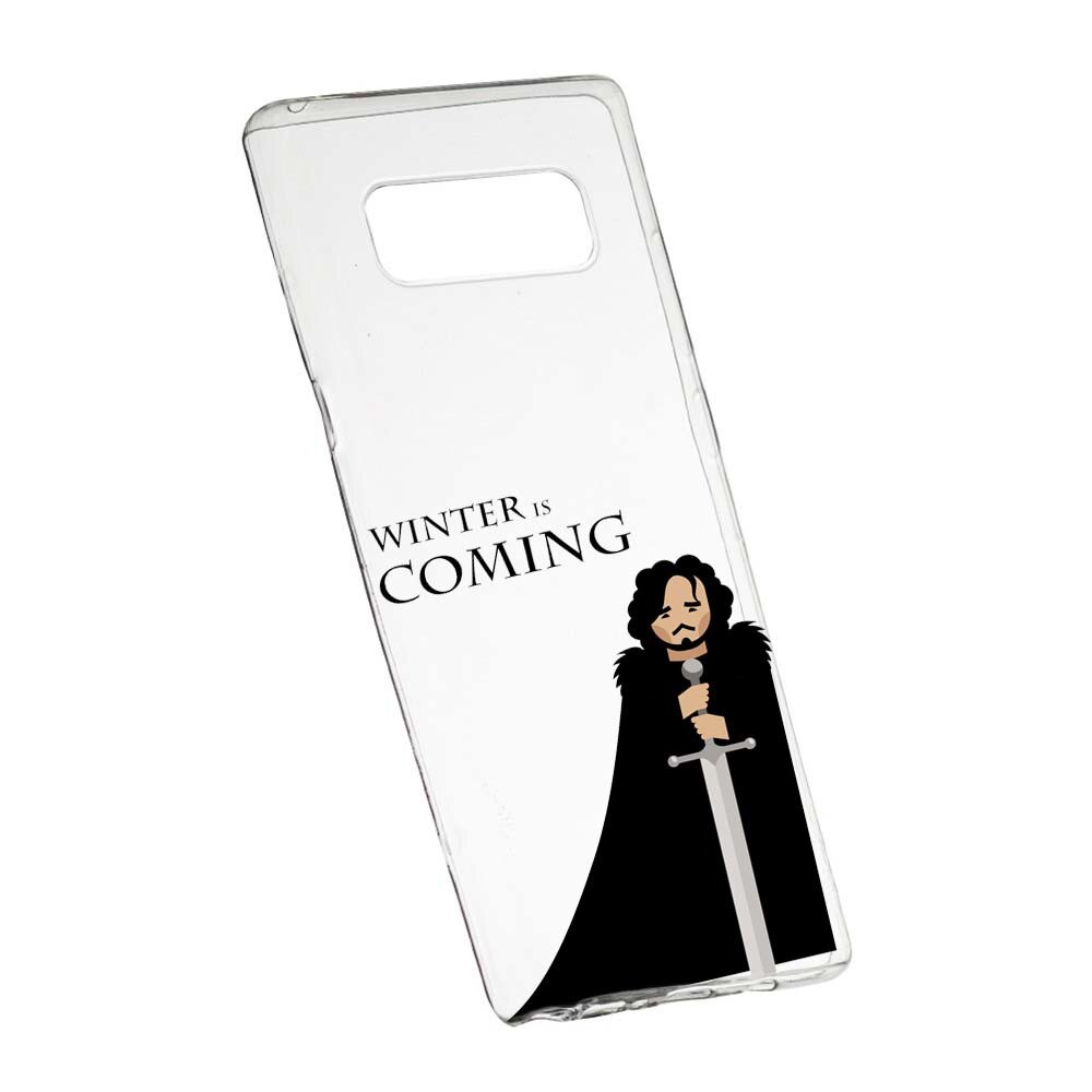 Husa de protectie Game of Thrones pentru Samsung Galaxy Note 8, rezistenta la uzura, anti-alunecare, din silicon Premium, 196