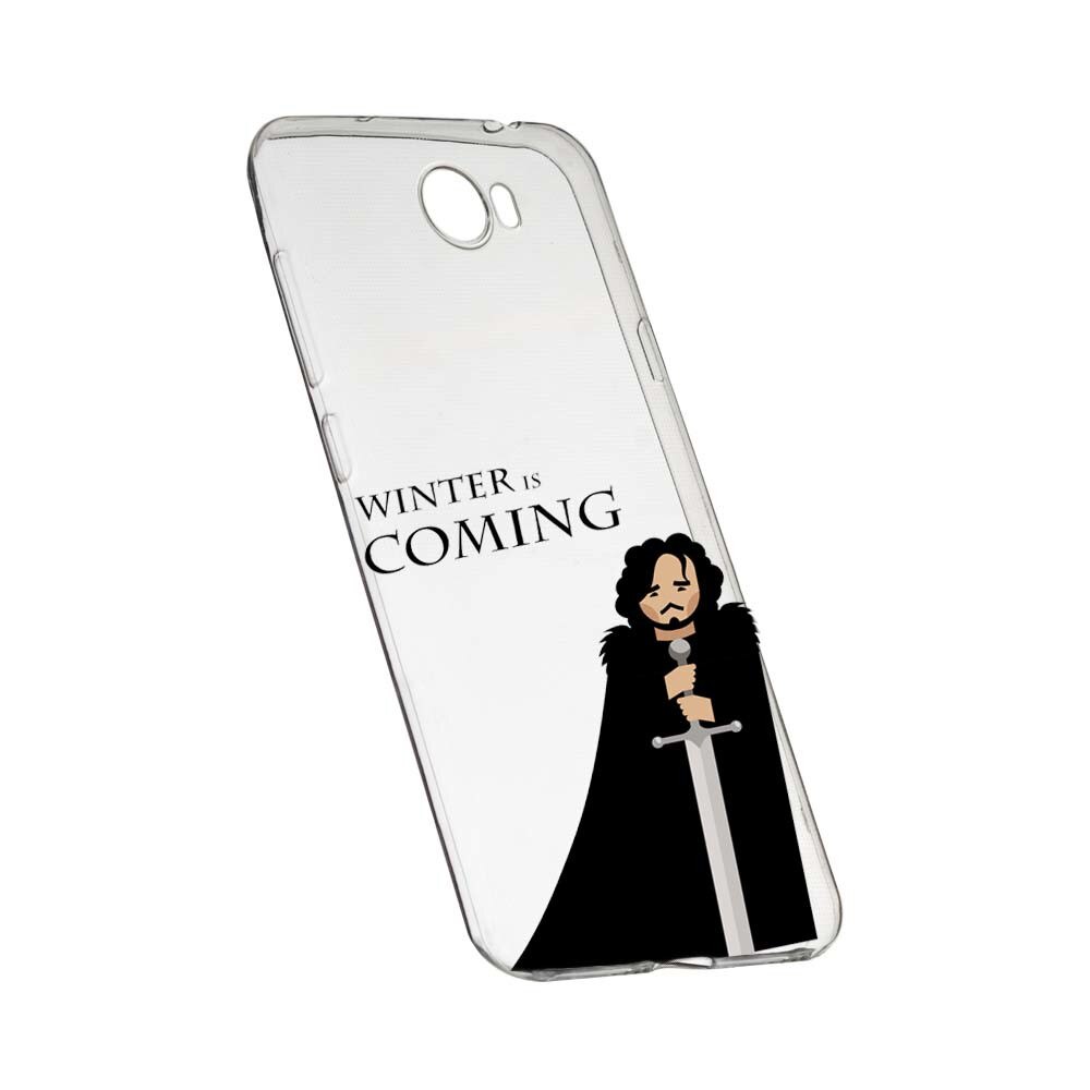 Husa de protectie Game of Thrones pentru Huawei Y7 /Enjoy 7 Plus /Nova Lite Plus 2017, rezistenta la uzura, anti-alunecare, din silicon Premium, 196