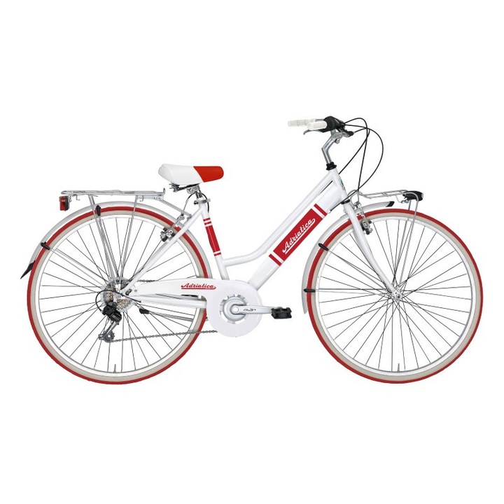 Велосипед Adriatic Panarea Lady 28 червен/бял 450мм