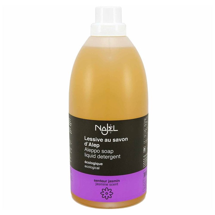 Detergent lichid cu sapun de ALEP cu aroma de iasomie 2L