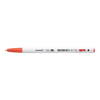 Pix cu mecanism Monami BP 153 varf 0.7 mm culoare scriere rosu Pix cu mecanism Monami BP 153 varf 0.7 mm culoare scriere rosu
