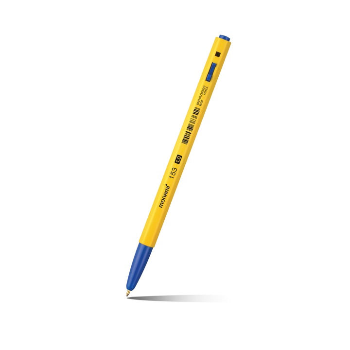 Pix cu mecanism Monami BP 153 varf 1 mm culoare scriere albastru