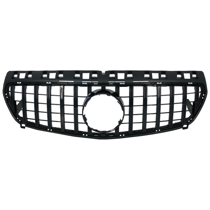 KITT Mercedes Benz A-Class W176 (2012-08.2015) A45 GT-R Panamericana Design középső rács, fekete