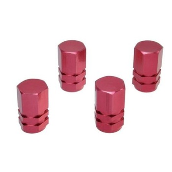 Set 4 Capacele Valve Roti Rosu Hexagon, Automax Set 4 Capacele Valve Roti Rosu Hexagon, Automax