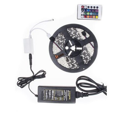 Kit Banda LED RGB GAIA, 5m, 60 LED-uri/m, Interior-Exterior, cu Telecomanda