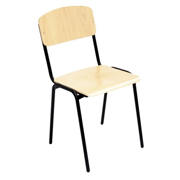 Scaun birou operational ART MAUI, fix, structura metalica cu Sezutul si spatarul din lemn stratificat lacuit, cu finisaj fag Scaun birou operational ART MAUI, fix, structura metalica cu Sezutul si spatarul din lemn stratificat lacuit, cu finisaj fag