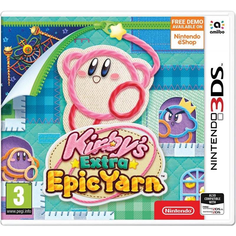 Joc Kirby's Extra Epic Yarn Nintendo 3Ds