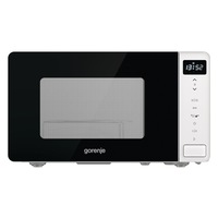Cuptor cu microunde Gorenje MO20S4W, 20L, 5 niveluri, TouchControl, 800W, Grill, display LED, AquaClean, Alb