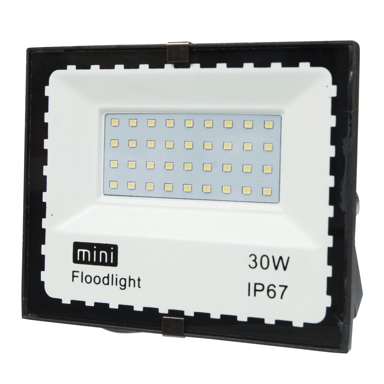 Proiector Led , 30W Slim Mini , Negru , Lumina Rece , 6400K , 2700lm