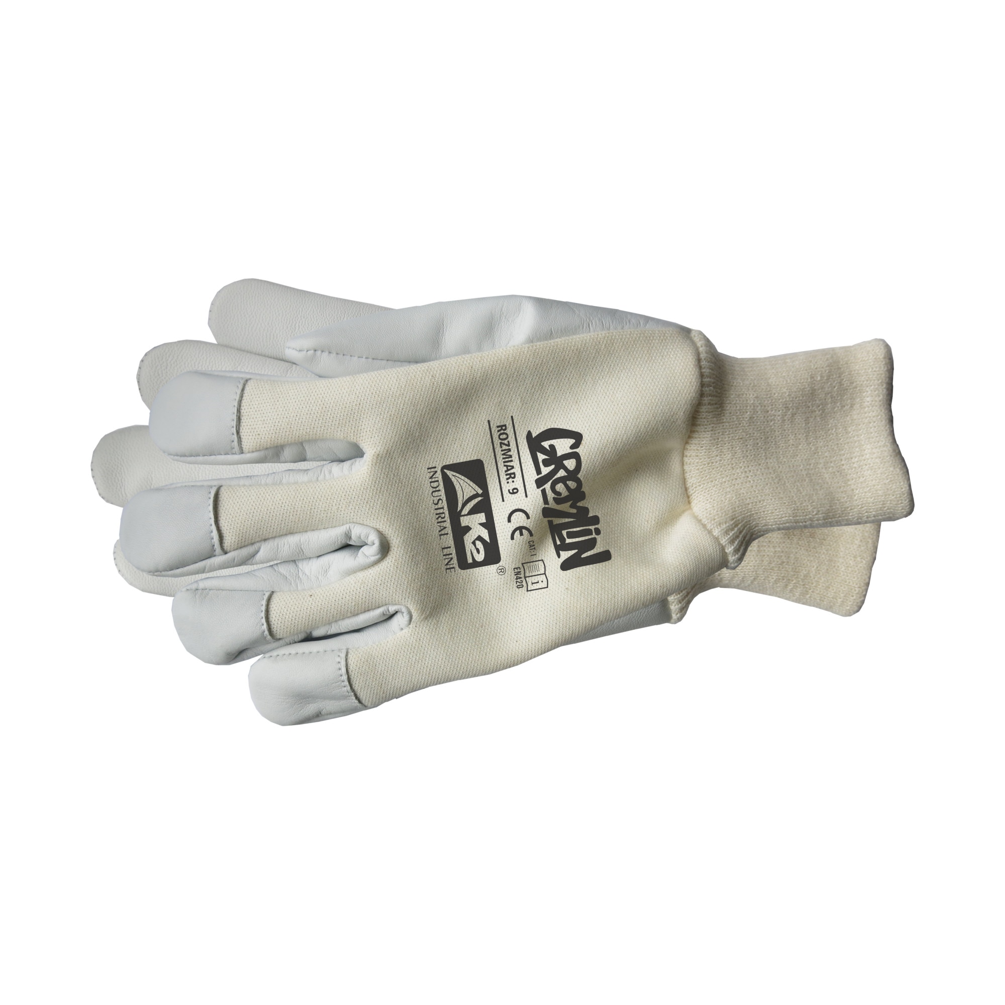 Manusi protectia muncii, MK, Alb/Gri, marime L