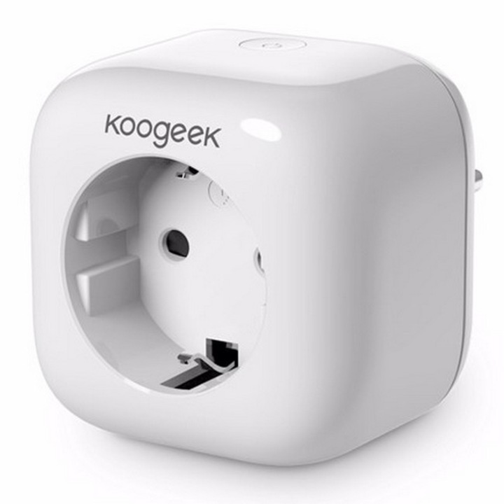 Smart контакт Koogeek P1EU-1, WiFi, Apple Homekit, бял