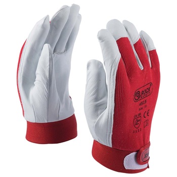 Manusi de protectie din piele fina, Rocky, pentru soferi, cu banda velcro, marimea 12/3XL Manusi de protectie din piele fina, Rocky, pentru soferi, cu banda velcro, marimea 12/3XL