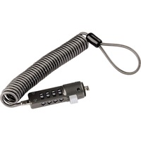Cablu antifurt Hama Portable, cu cifru, spiralat