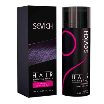 Fibre pentru par rar Sevich, pudra, saten inchis, 25 g Fibre pentru par rar Sevich, pudra, saten inchis, 25 g