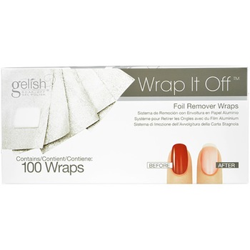 Sistem Gelish de indepartare a gelului semipermanent cu folii 100buc Sistem Gelish de indepartare a gelului semipermanent cu folii 100buc