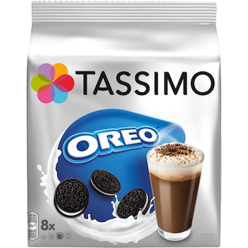 Capsule ciocolata calda Jacobs Tassimo Oreo, 16 Capsule, 8 bauturi x 190ml, 332g Capsule ciocolata calda Jacobs Tassimo Oreo, 16 Capsule, 8 bauturi x 190ml, 332g