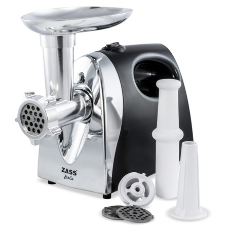 Masina de tocat Zass ZMG 04, 1200W, cutit otel inoxidabil